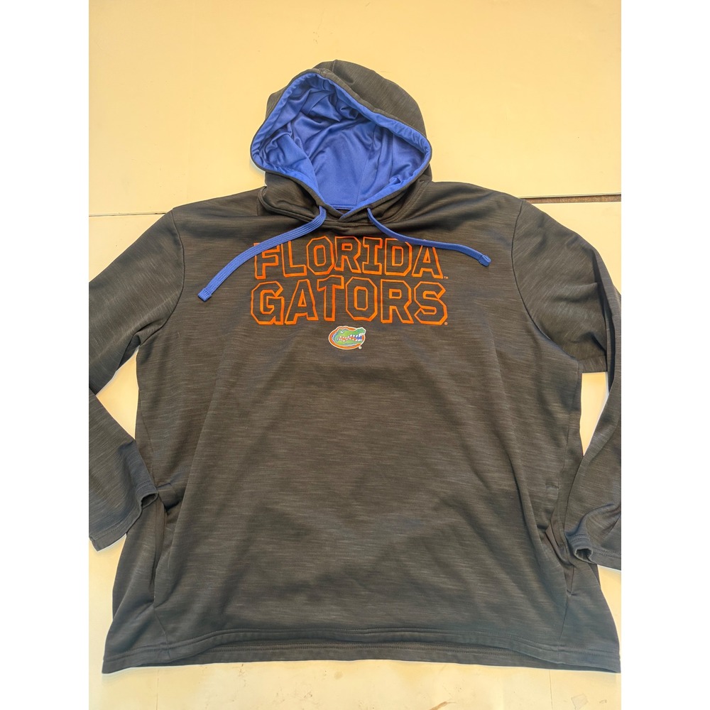 Fanatics Florida Gators Mens 2XL Hoodie Charcoal Blue Space Dye 00W7 88934